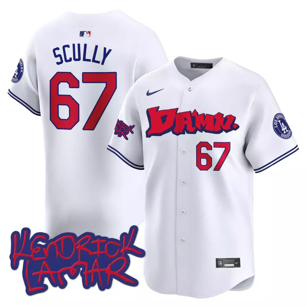 Vin Scully Dodgers Hello Kitty Vapor Premier Limited Jersey V2 | White Unisex Printed Fan Gear | For Men, Women & Youth