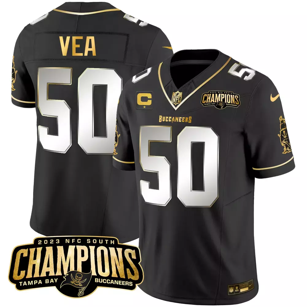 vita vea black gold youths tampa bay buccaneers florida patch vapor gold jersey all stitched