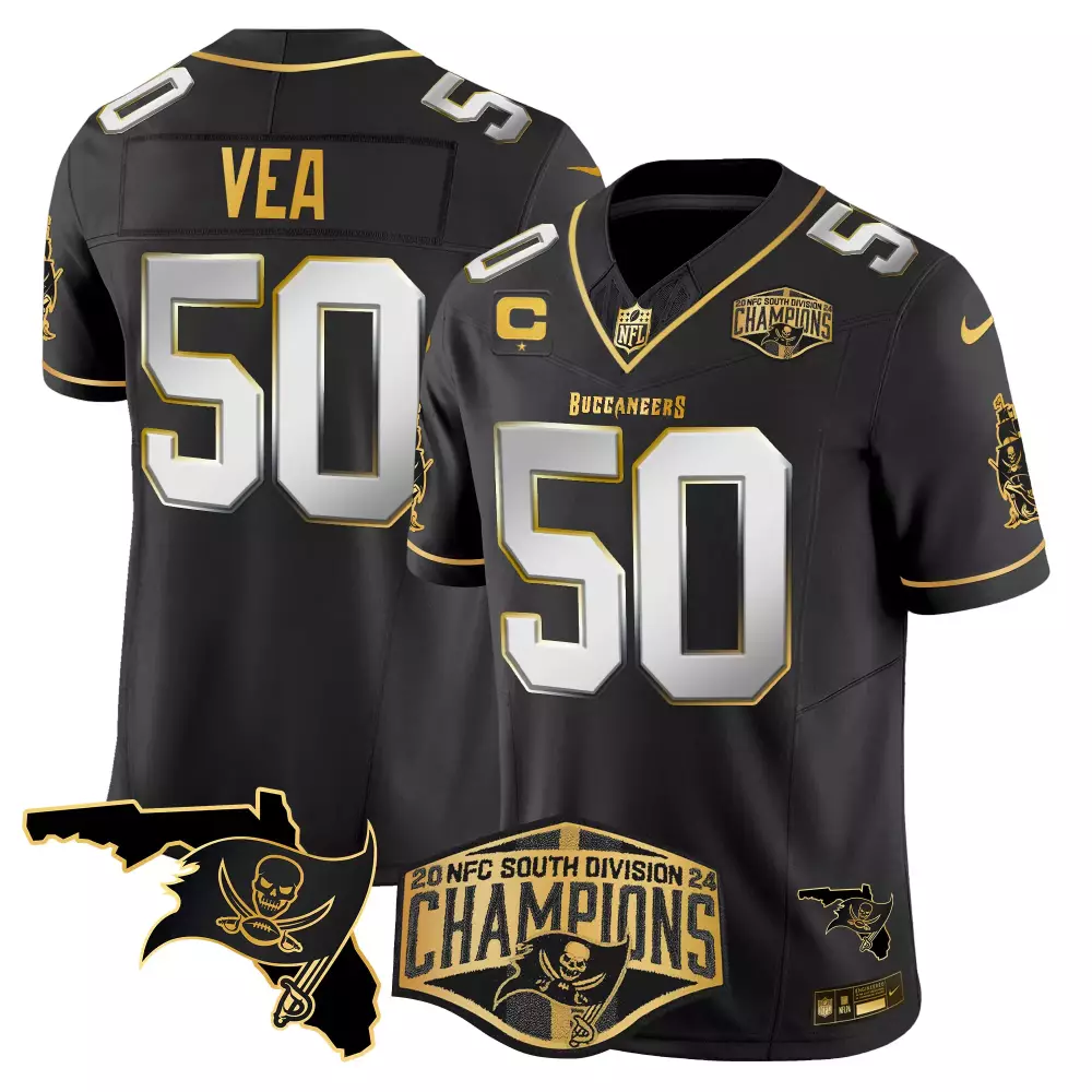 vita vea black gold youths tampa bay buccaneers florida patch vapor gold jersey all stitched