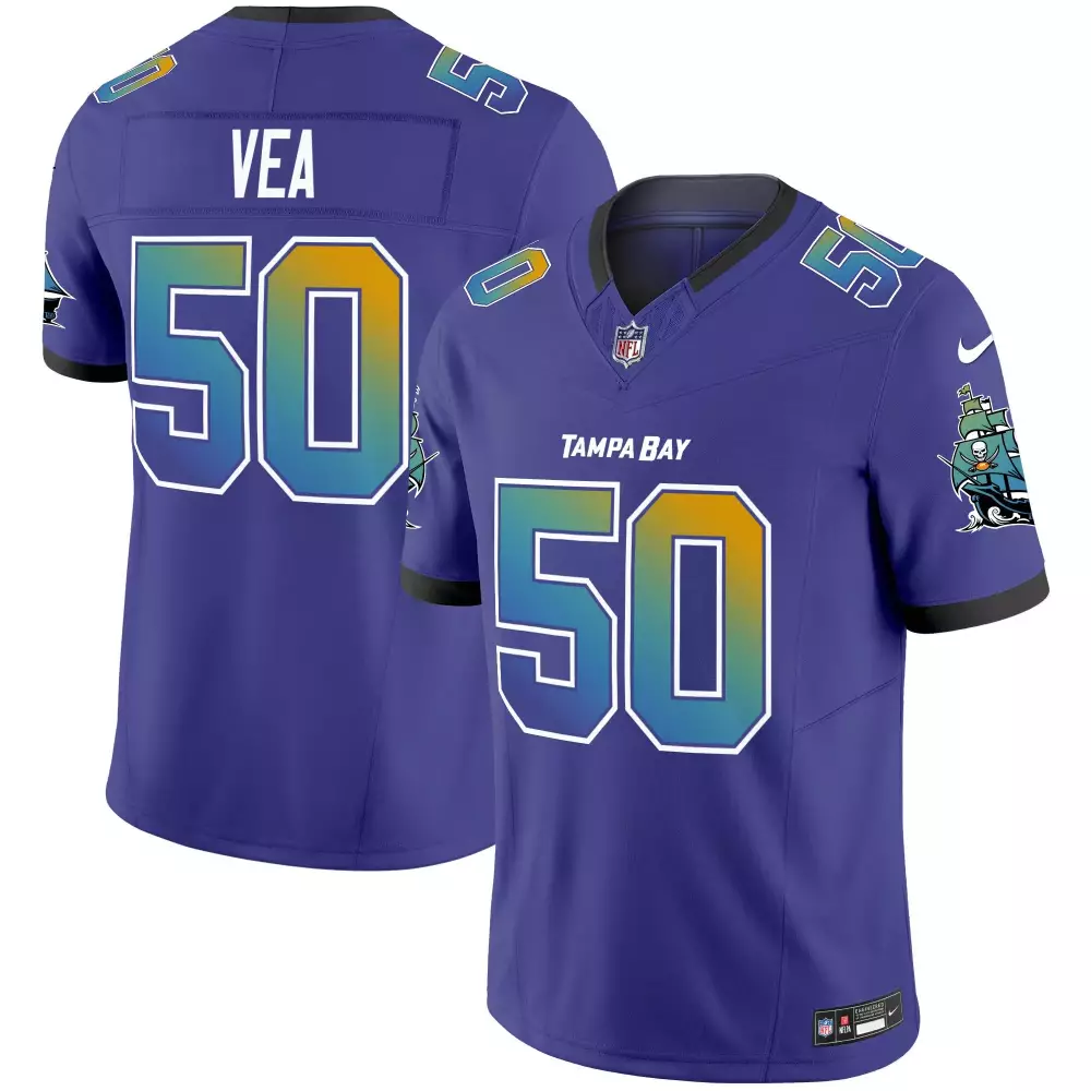 vita vea purple mens tampa bay buccaneers tampa city vapor limited jersey all stitched