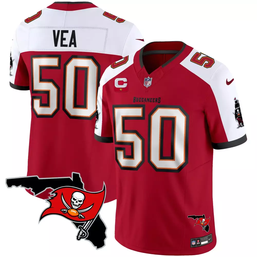 vita vea red alternate mens tampa bay buccaneers florida patch vapor limited jersey all stitched