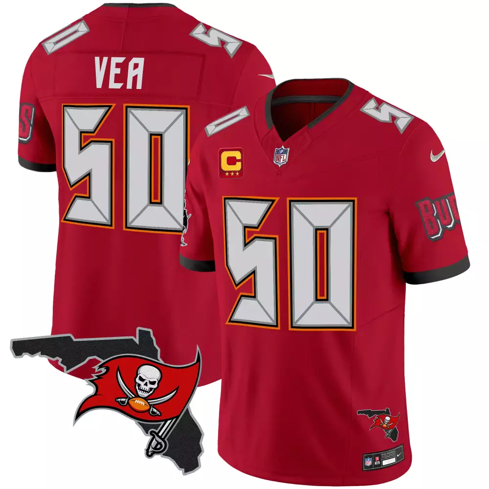 vita vea red mens tampa bay buccaneers florida patch vapor limited jersey v2 all stitched