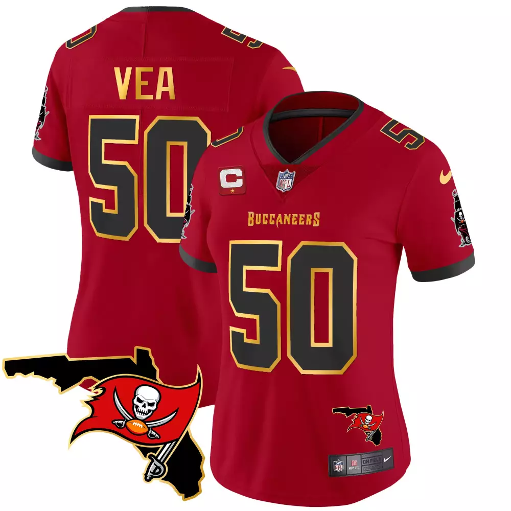 vita vea red womens tampa bay buccaneers 2024 christmas vapor limited jersey all stitched