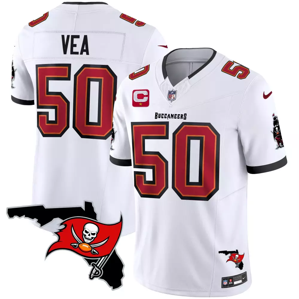vita vea white mens tampa bay buccaneers florida patch vapor limited jersey all stitched