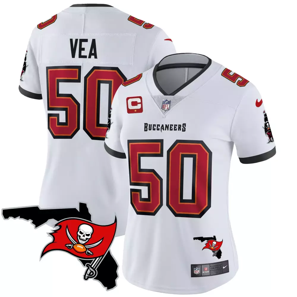 vita vea white womens tampa bay buccaneers florida patch vapor limited jersey all stitched