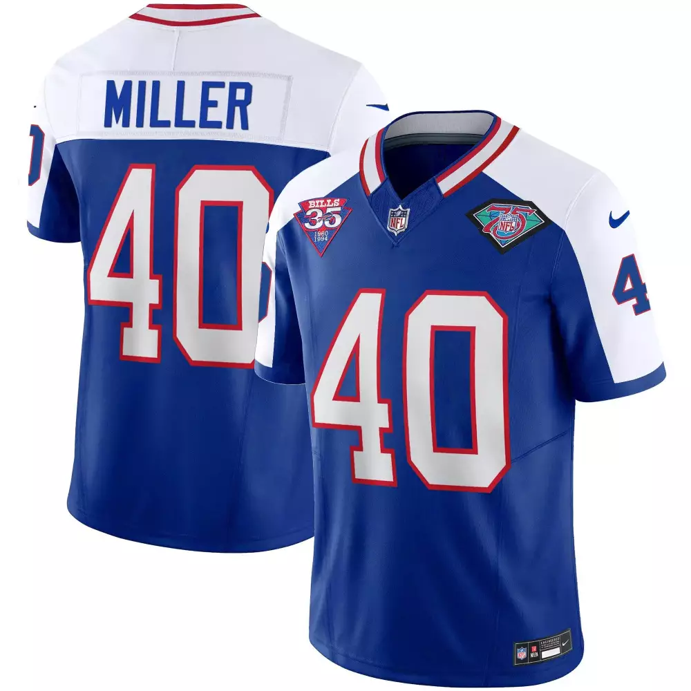 von miller alternate mens buffalo bills 1994 throwback oj simpson patch vapor limited jersey all stitched
