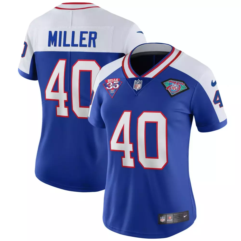 von miller alternate mens buffalo bills new york patch gold vapor limited jersey all stitched