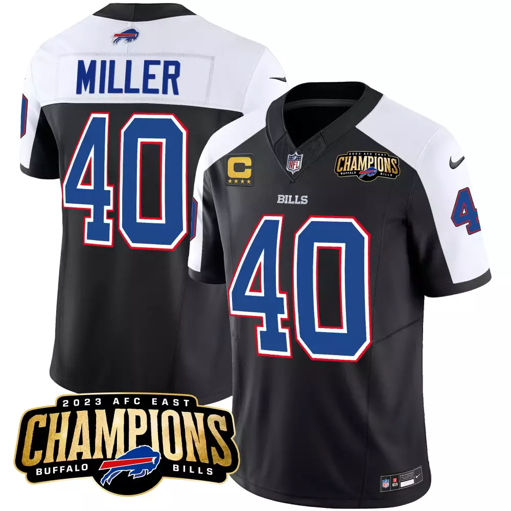 Miller 40 Women's Buffalo Bills 2025 White Stitched Vapor Jersey | Mafia Patch | Fan Gear for Men, Women & Youth