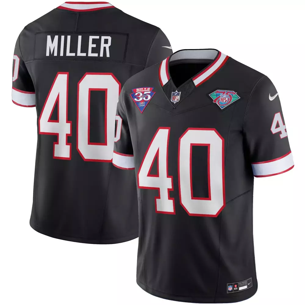 von miller black mens buffalo bills 1994 throwback oj simpson patch vapor limited jersey all stitched