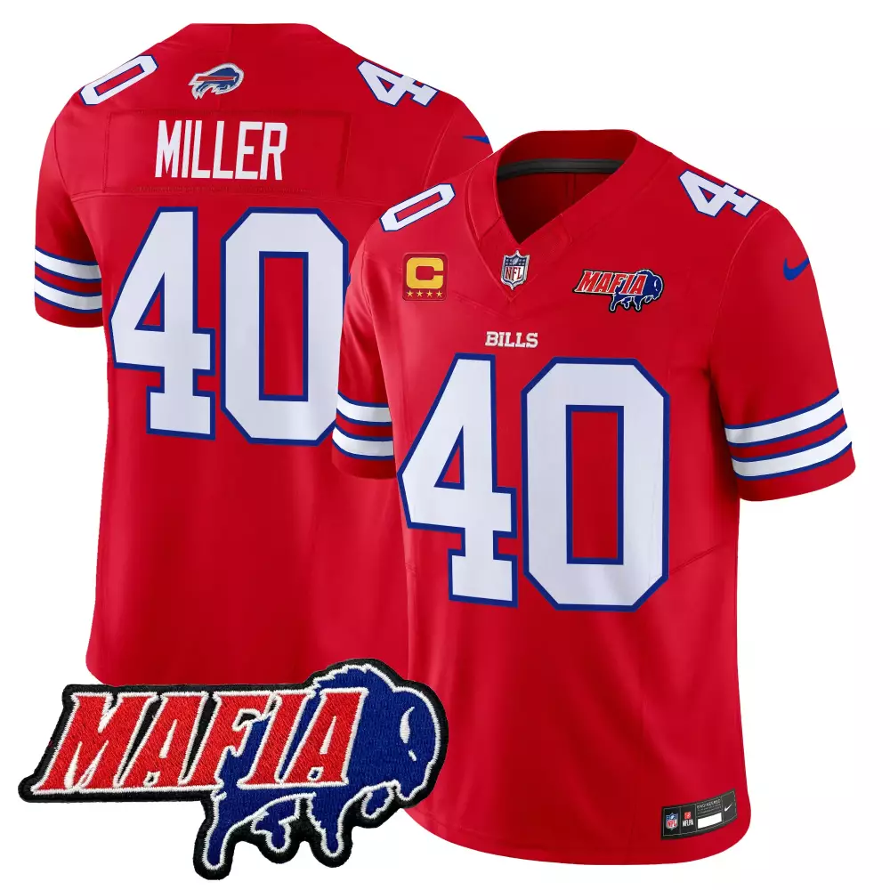 von miller red mens buffalo bills 2024 afc east division champions vapor limited jersey all stitched