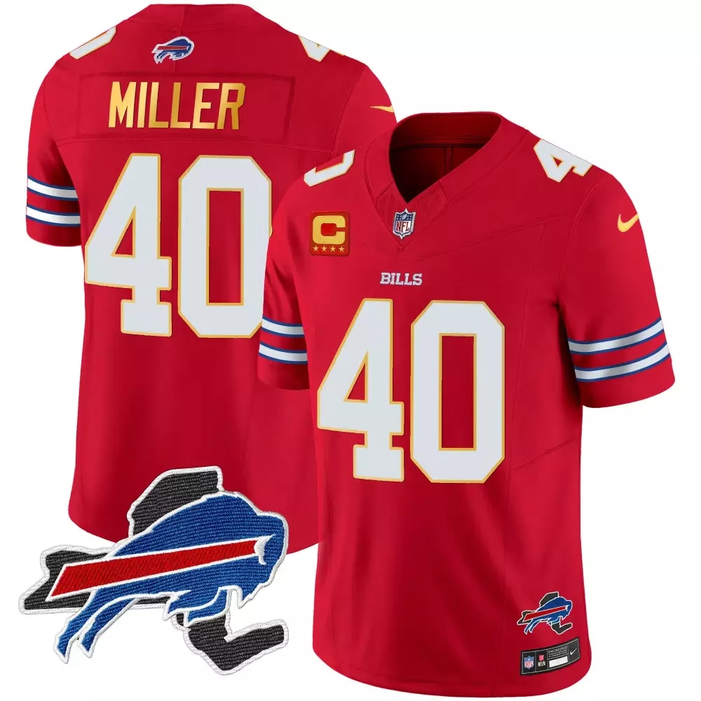 von miller red mens buffalo bills american style vapor limited jersey v2 all stitched