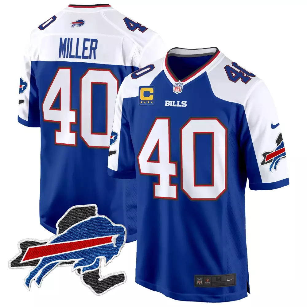 von miller royal alternate mens buffalo bills baseball jersey all stitched