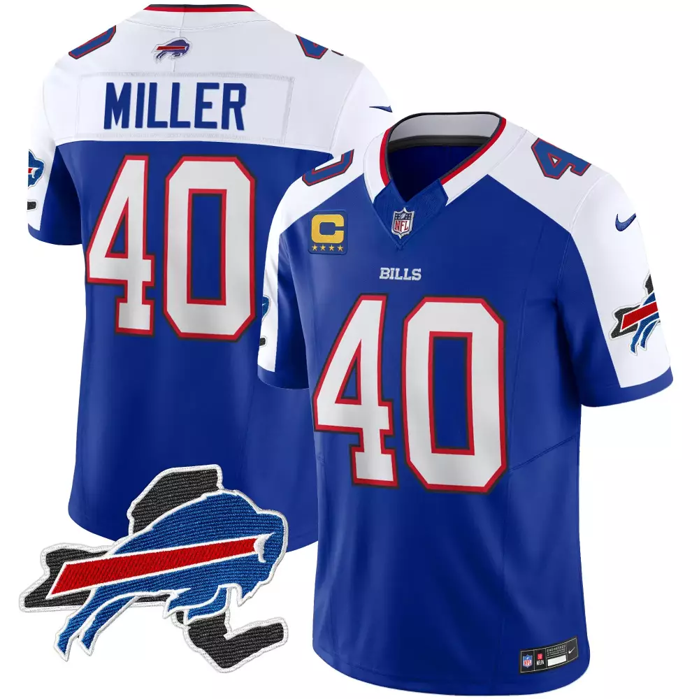 von miller royal alternate mens buffalo bills baseball jersey all stitched