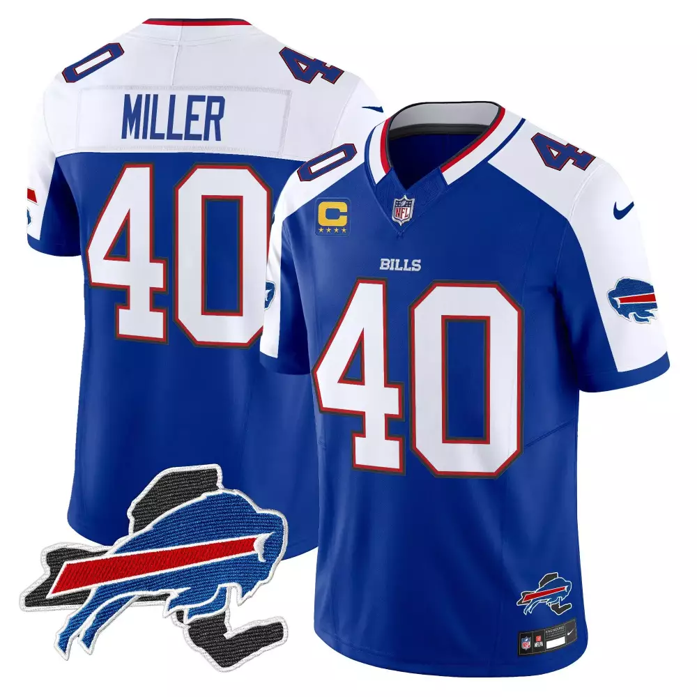 von miller royal alternate mens buffalo bills baseball jersey all stitched