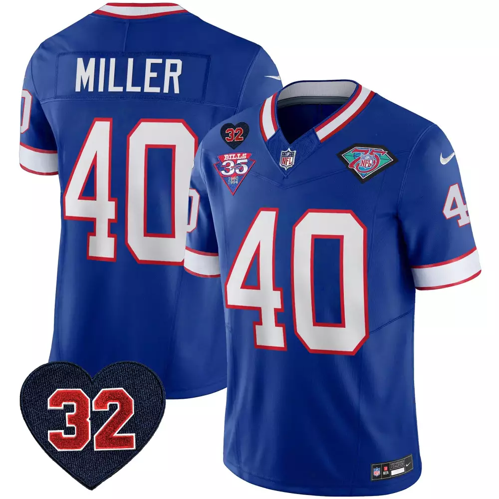 von miller royal gold womens buffalo bills black red vapor jersey all stitched
