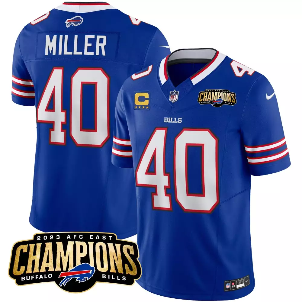 von miller royal gold womens buffalo bills black red vapor jersey all stitched