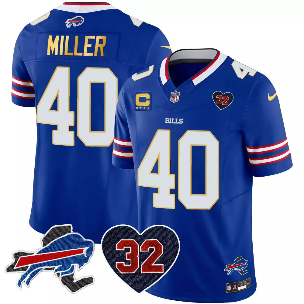 von miller royal mens buffalo bills new york patch vapor limited jersey all stitched