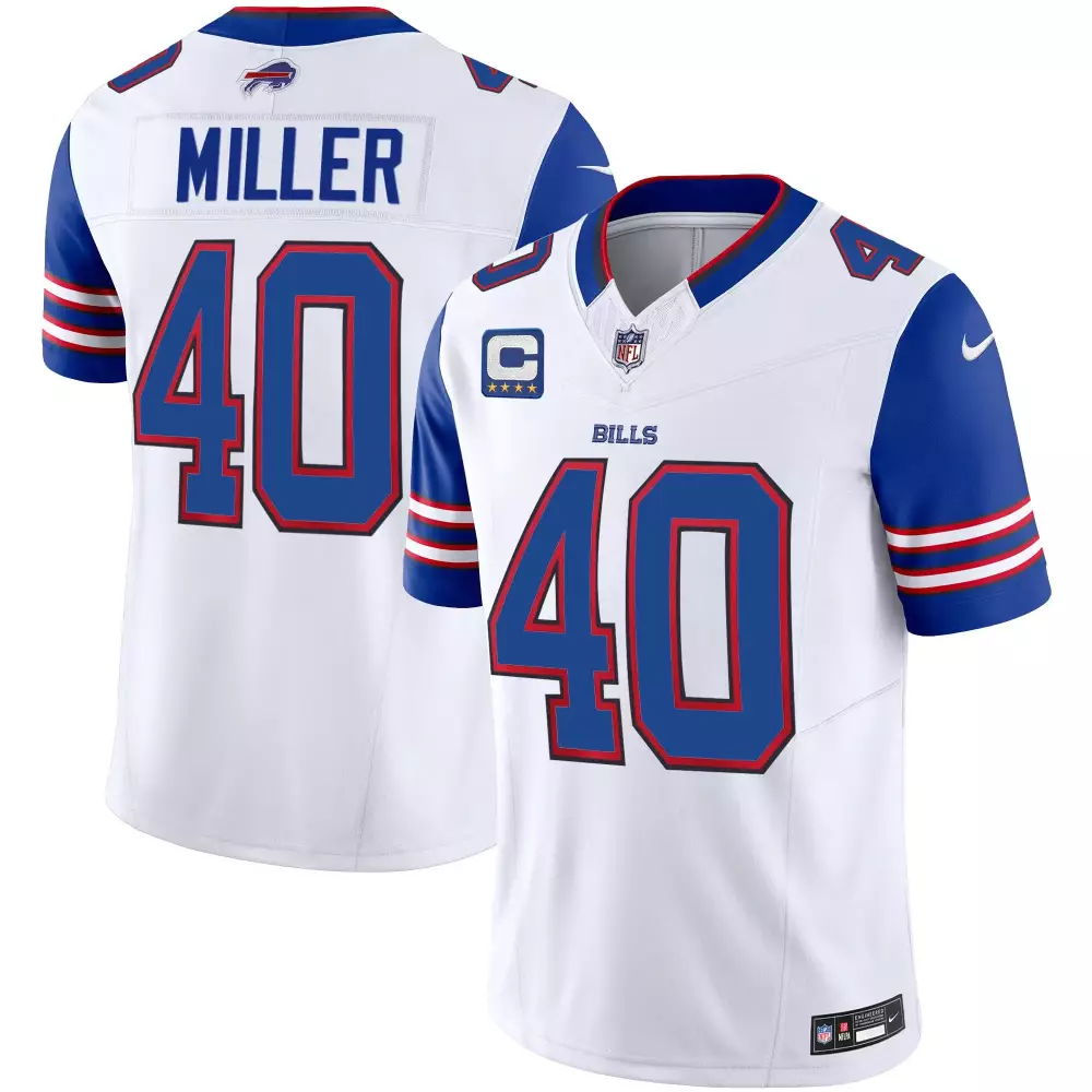 von miller royal red womens buffalo bills black red vapor jersey all stitched