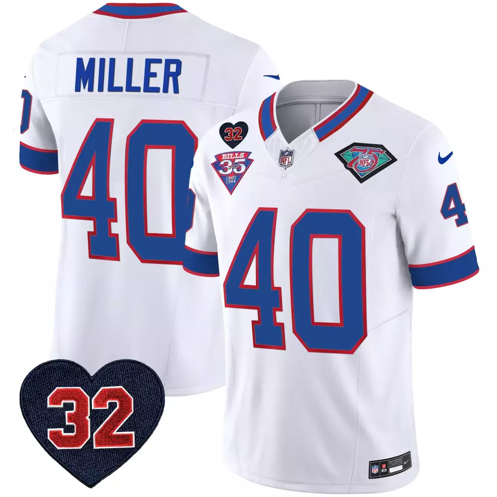 von miller white gold womens buffalo bills white gold black gold all stitched