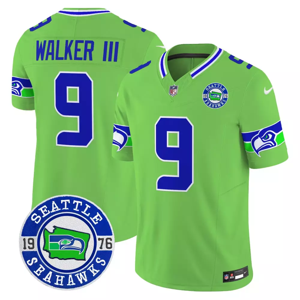walker iii black limited womens seattle seahawks throwback gold jersey all stitched