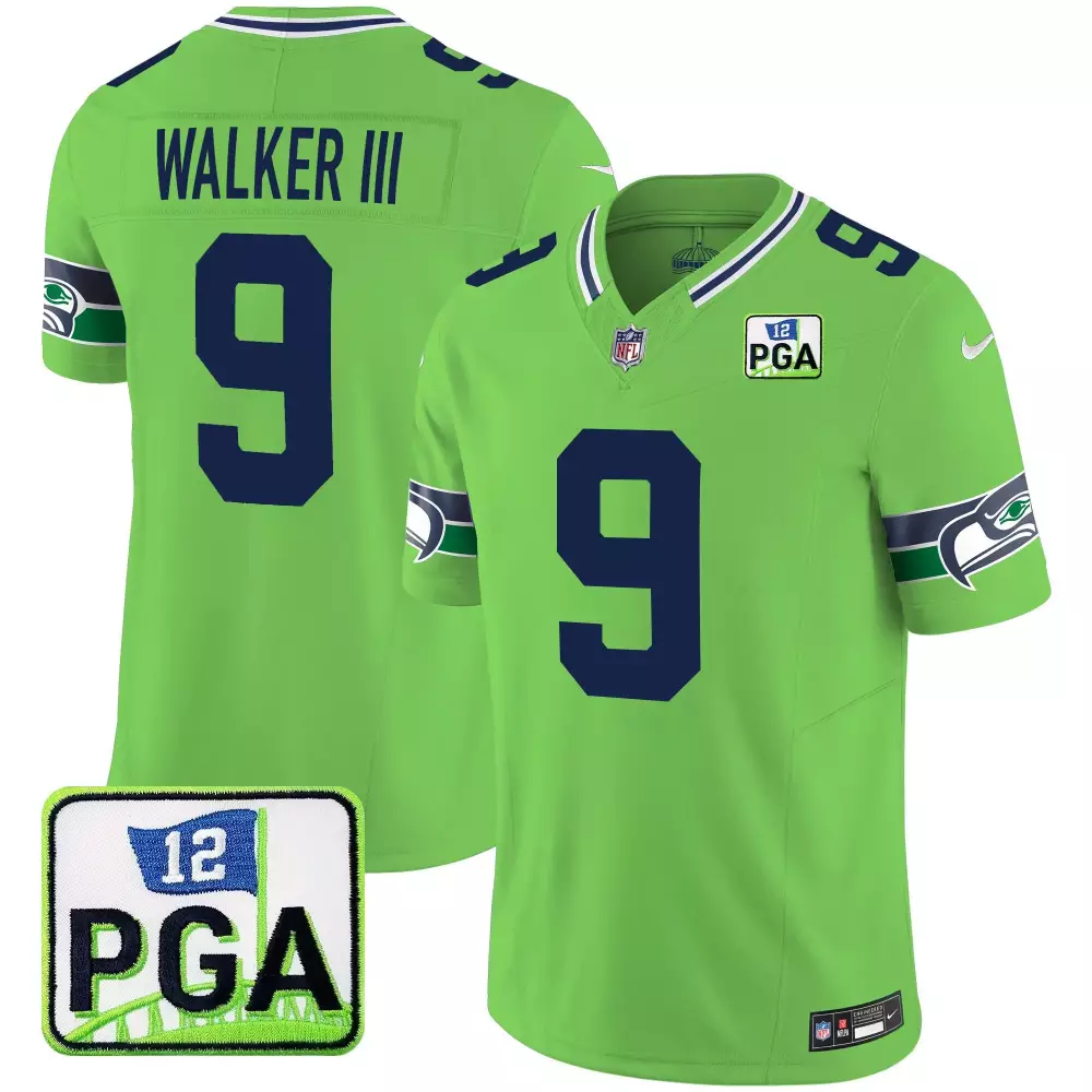 walker iii black limited womens seattle seahawks throwback gold jersey all stitched