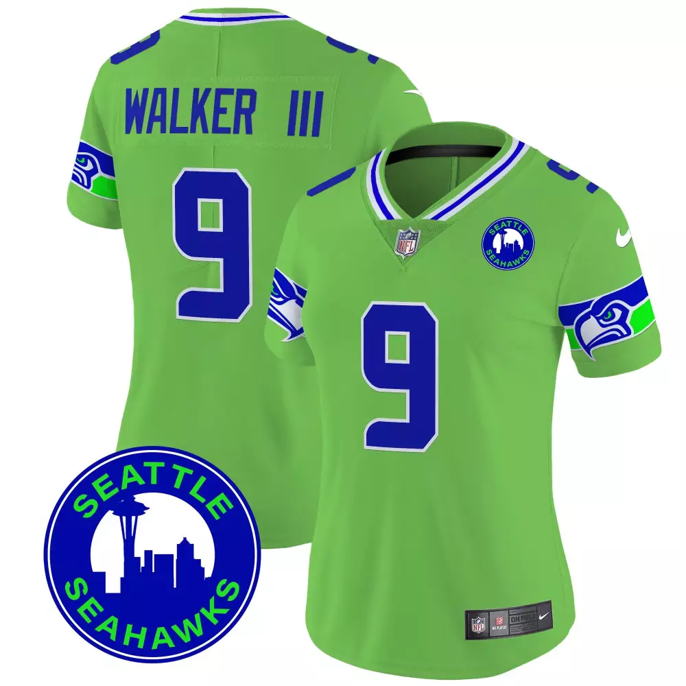 walker iii green mens seattle seahawks throwback gold jersey v2 all stitched