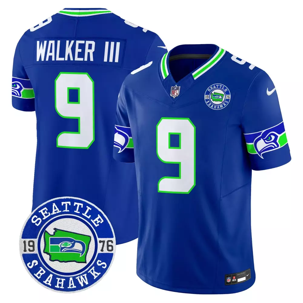 walker iii royal alternate womens seattle seahawks 2024 seattle city patch vapor limited jersey all stitched