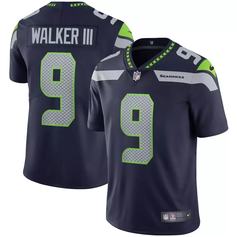 walker iii royal mens seattle seahawks throwback gold vapor limited jersey all stitched