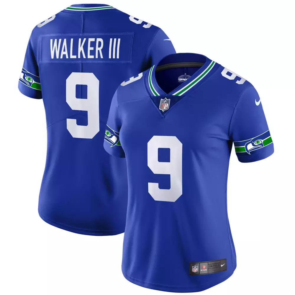 walker iii royal womens seattle seahawks 2024 seattle city patch vapor limited jersey all stitched