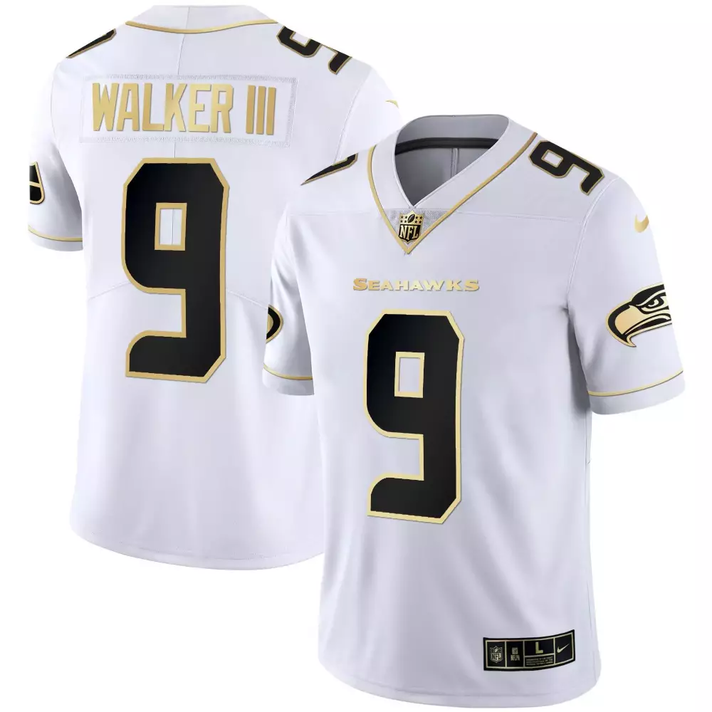 walker iii split womens seattle seahawks throwback gold jersey all stitched