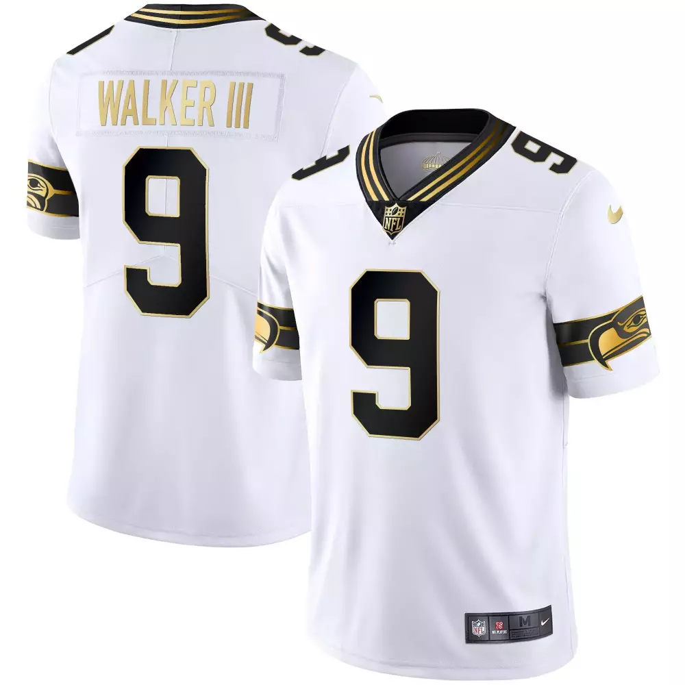 walker iii split womens seattle seahawks throwback gold jersey all stitched
