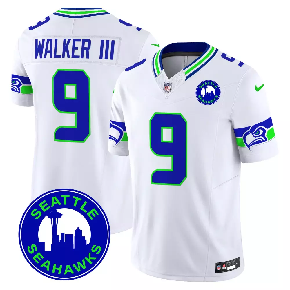 walker iii white gold mens seattle seahawks throwback gold vapor limited jersey all stitched
