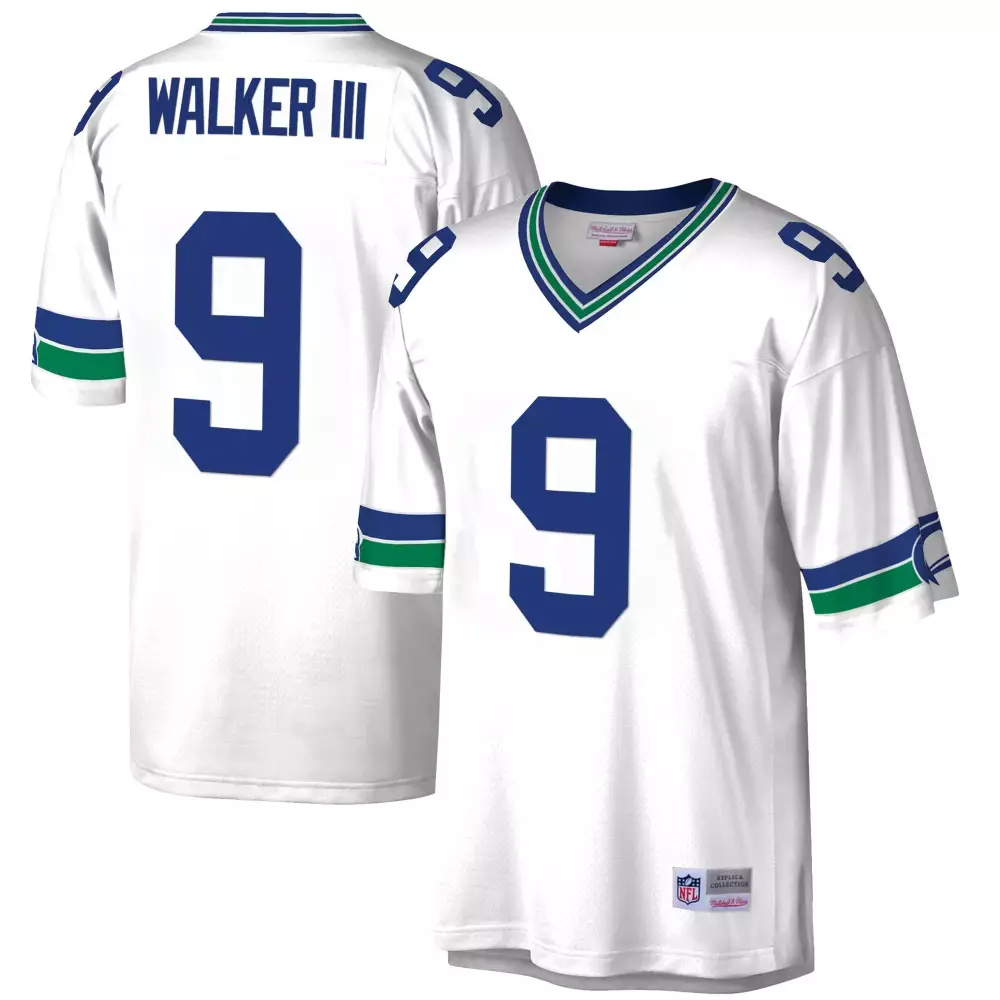 walker iii white gold mens seattle seahawks throwback gold vapor limited jersey all stitched