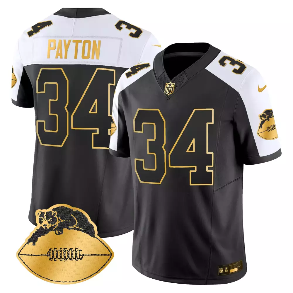 walter payton alternate mens chicago bears illinois dick butkus patch vapor limited jersey all stitched