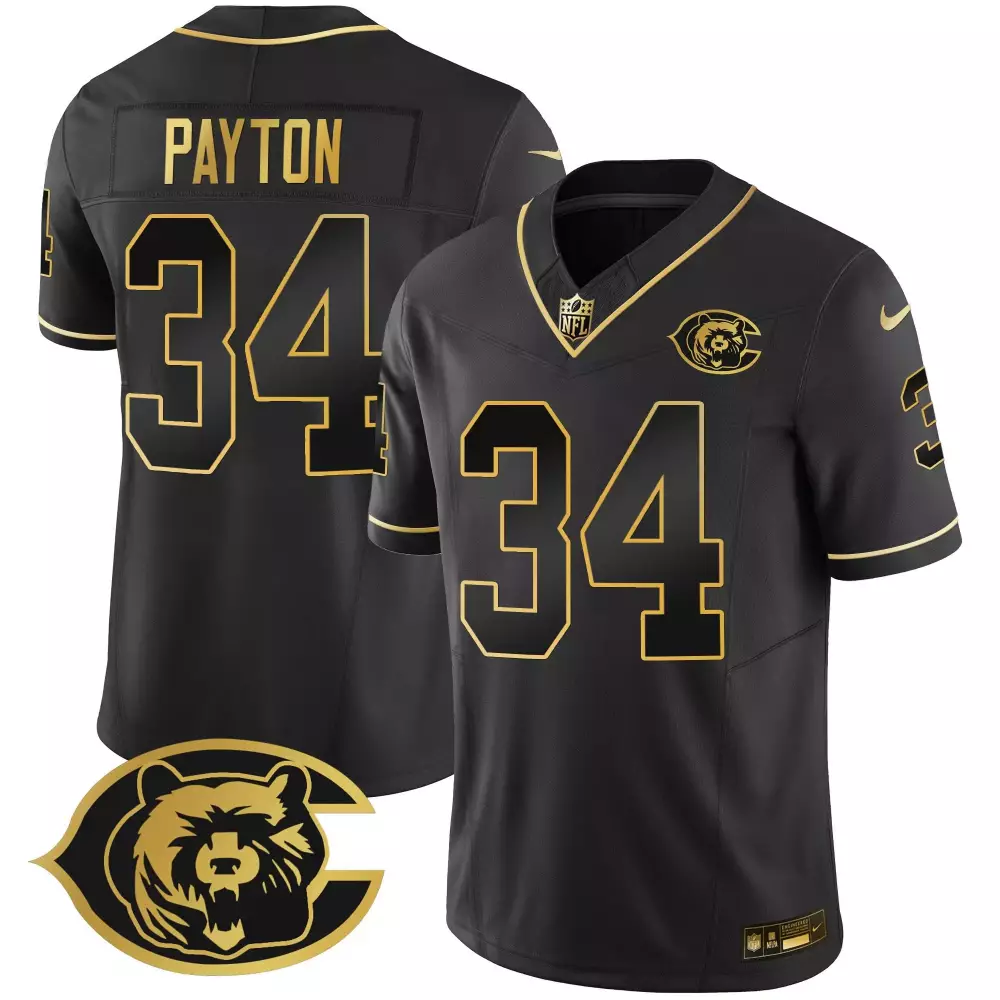 walter payton alternate mens chicago bears throwback vapor jersey all stitched