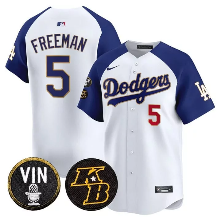 walter white royal mens los angeles dodgers breaking bad walter white patch vapor premier limited jersey all stitched