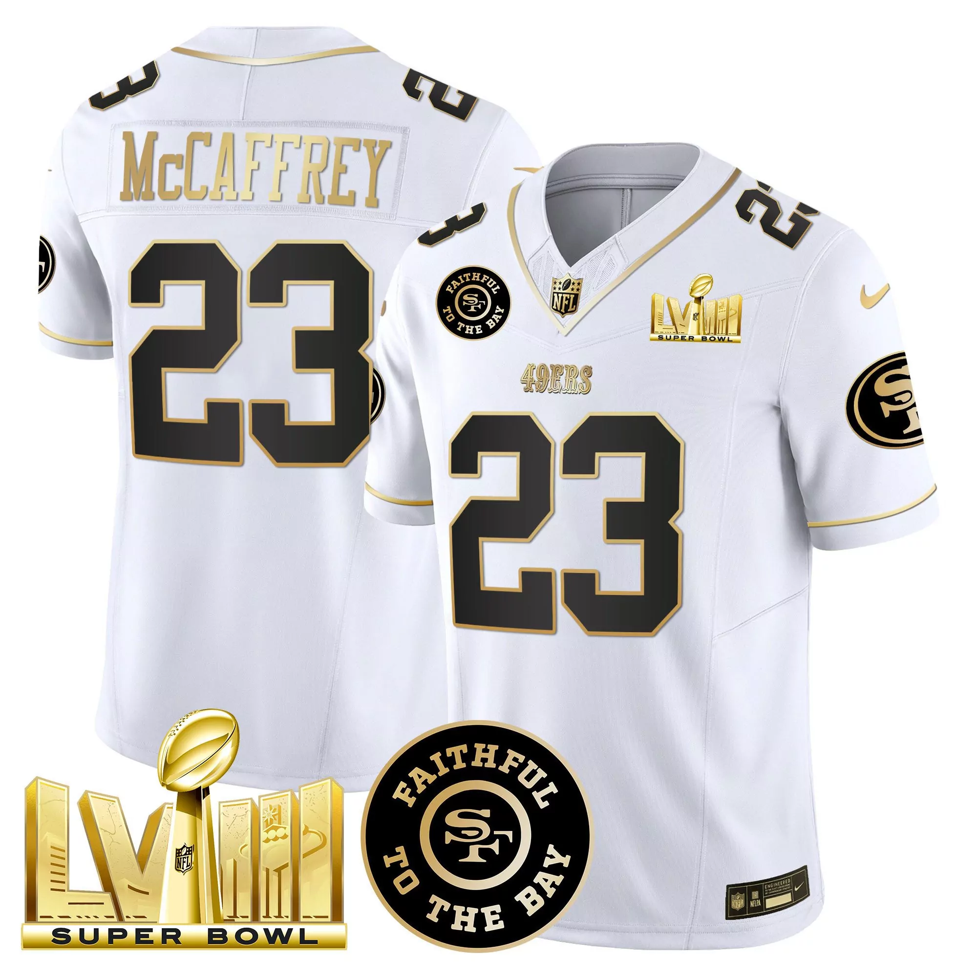 white chase young all players san francisco 49ers 5x world champions do it for the bay patch limited jersey men