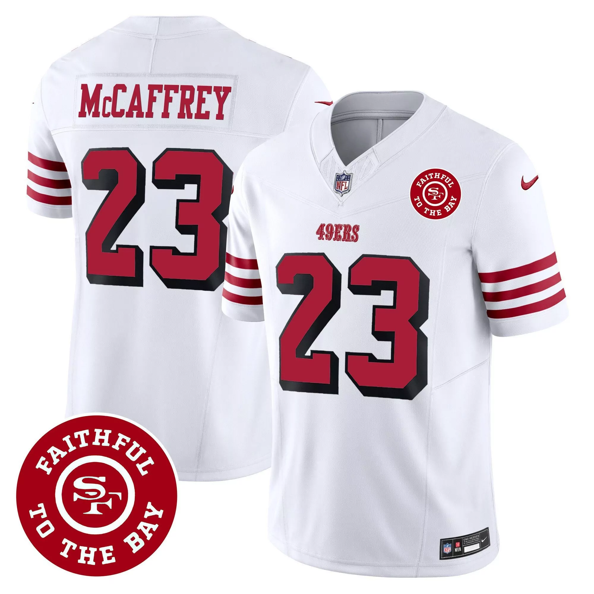 white chase young all players san francisco 49ers 5x world champions do it for the bay patch limited jersey men