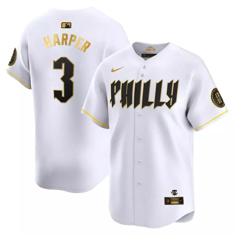 white gold trea turner philadelphia phillies blue 2024 city connect limited jersey