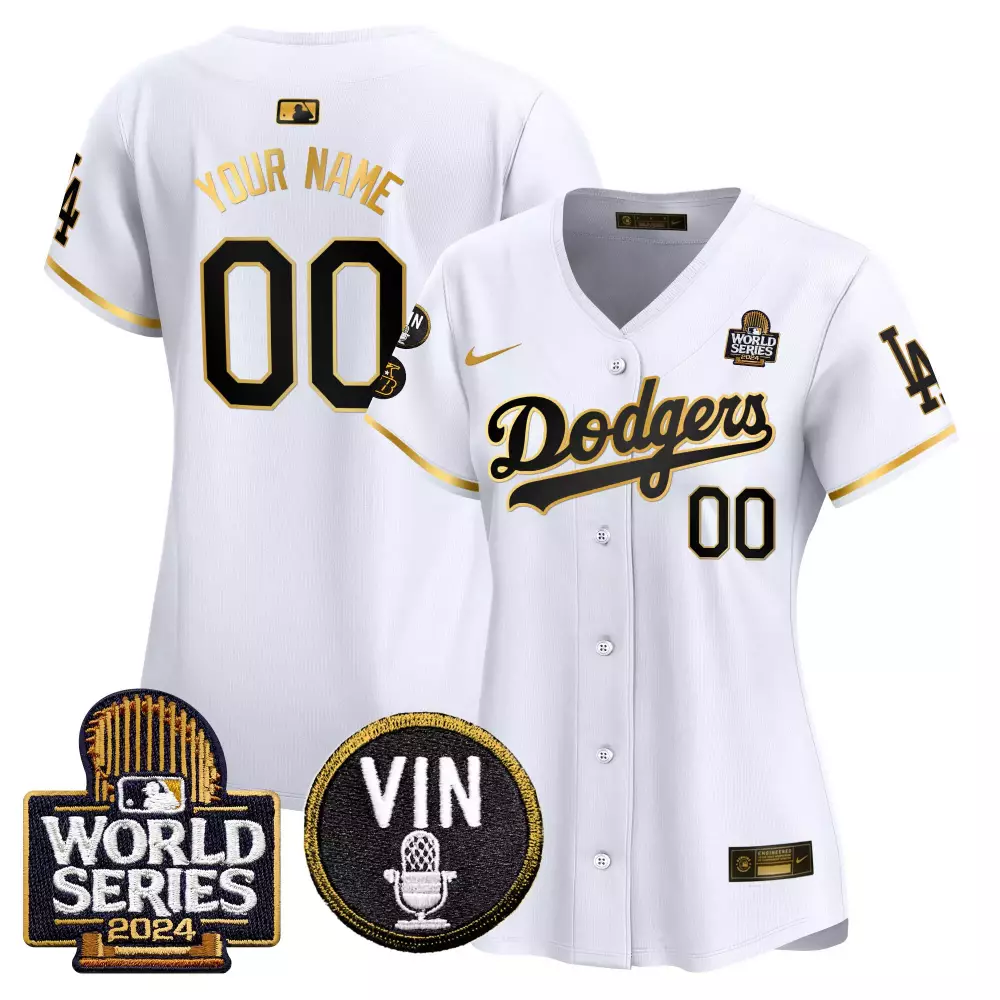 Women Dodgers 2024 World Series Jersey V2 | Limited Edition Stitched Fan Gear | For Women, Men & Youth