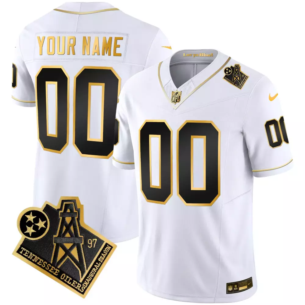 white alternate youth tennessee titans throwback limited vapor custom jersey all stitched