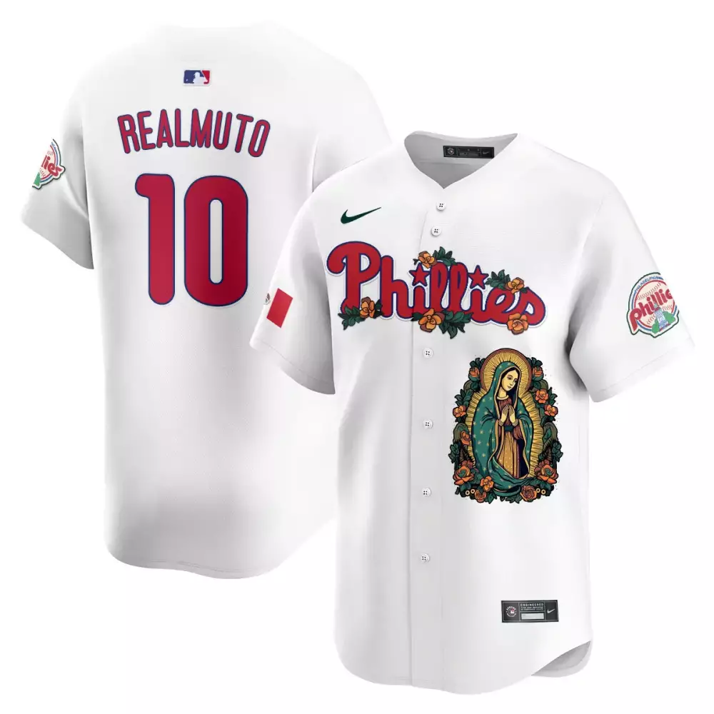 white jtrealmuto mens philadelphia phillies mexico guadalupe vapor premier limited jersey printed