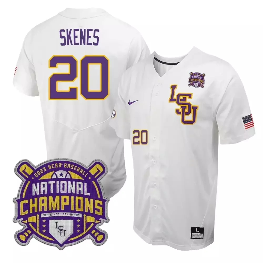 white lsu women lsu tigers 2023 national champions gold cool custom jersey all stitched