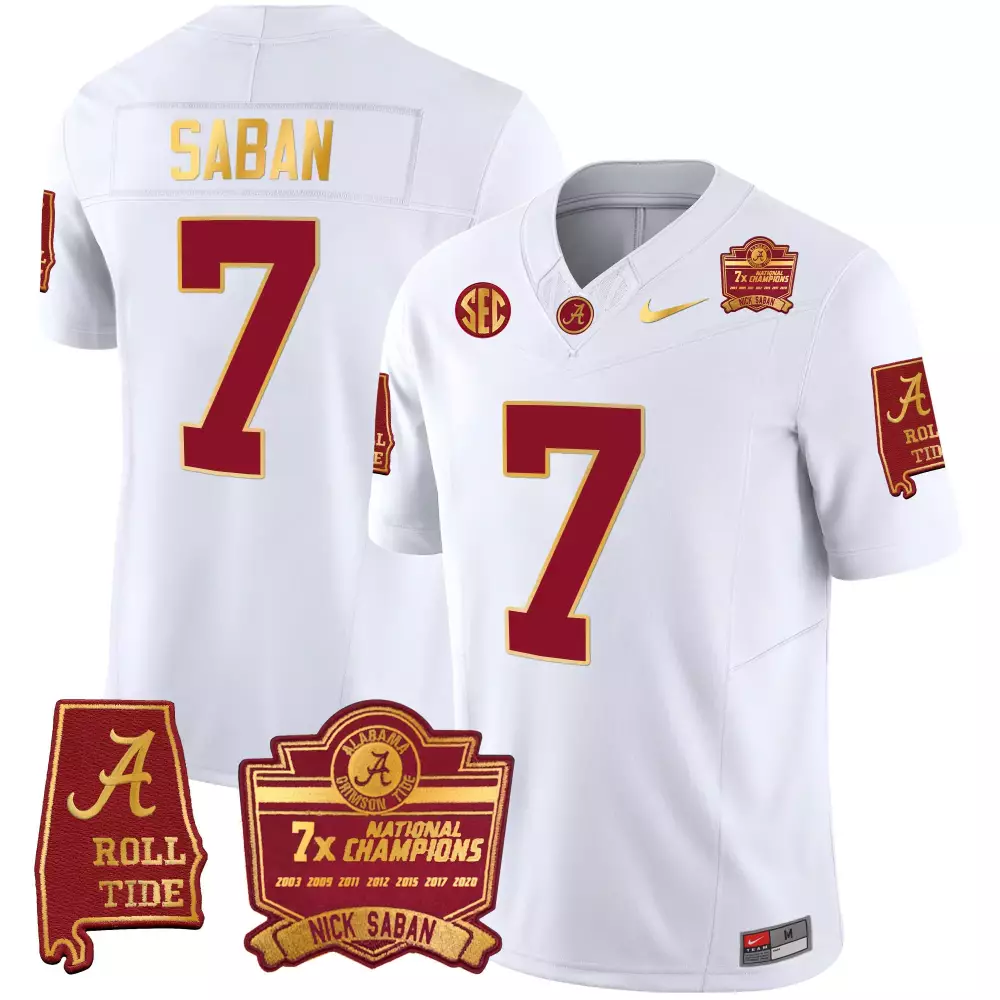 white limited youth alabama crimson tide 2024 final four patch basketball custom jersey all stitched