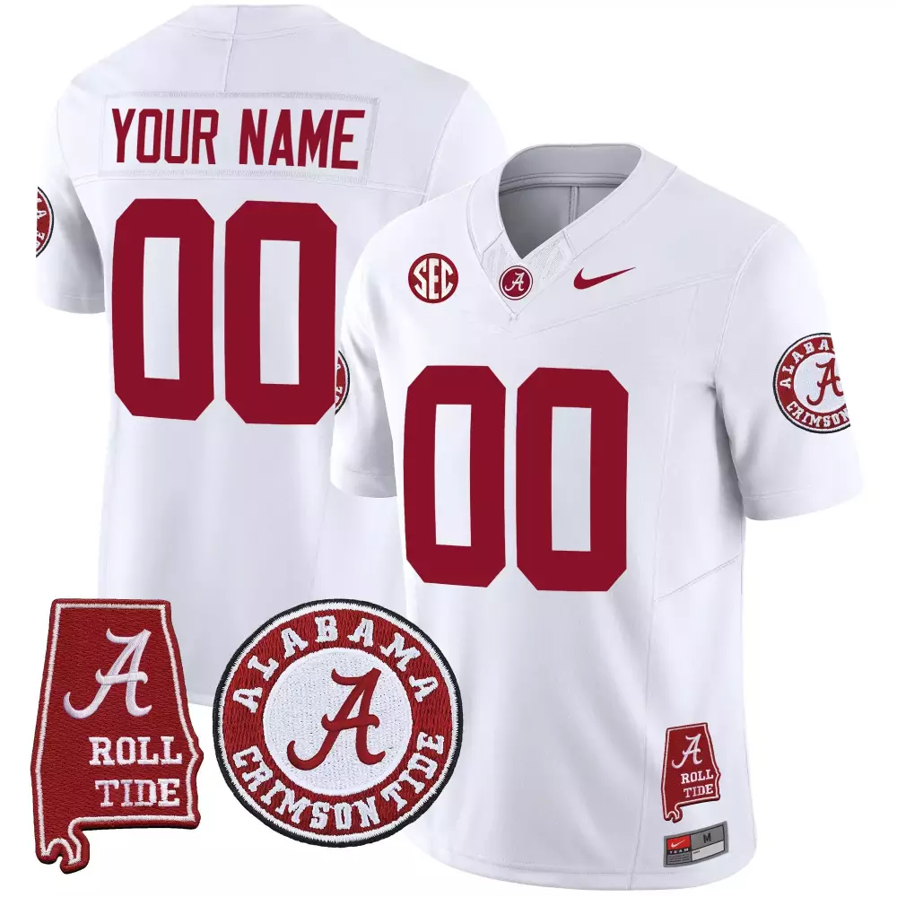 white men alabama crimson tide vapor limited custom jersey v4 alabama map all stitched