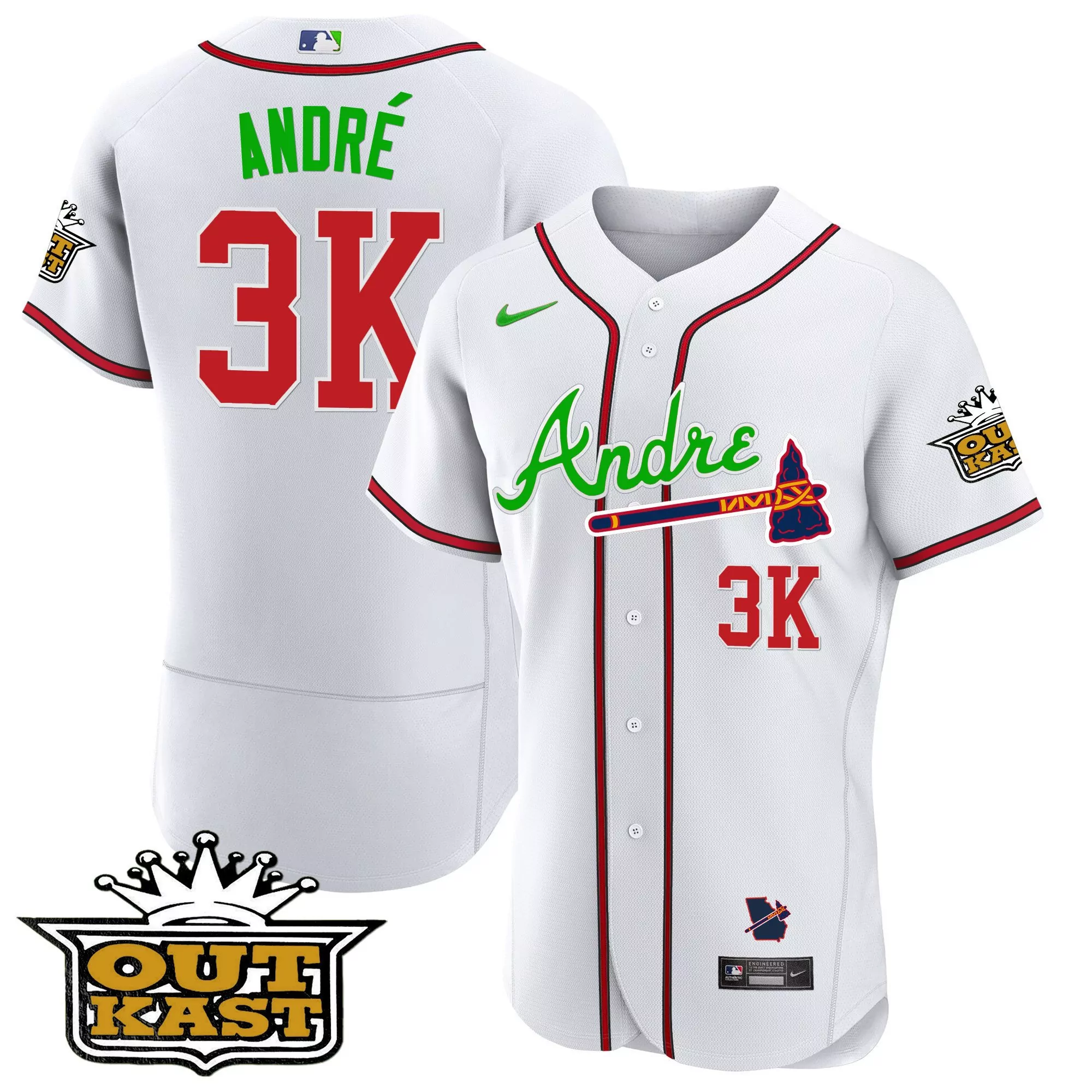 white men atlanta braves acdc vapor premier limited custom jersey all stitched