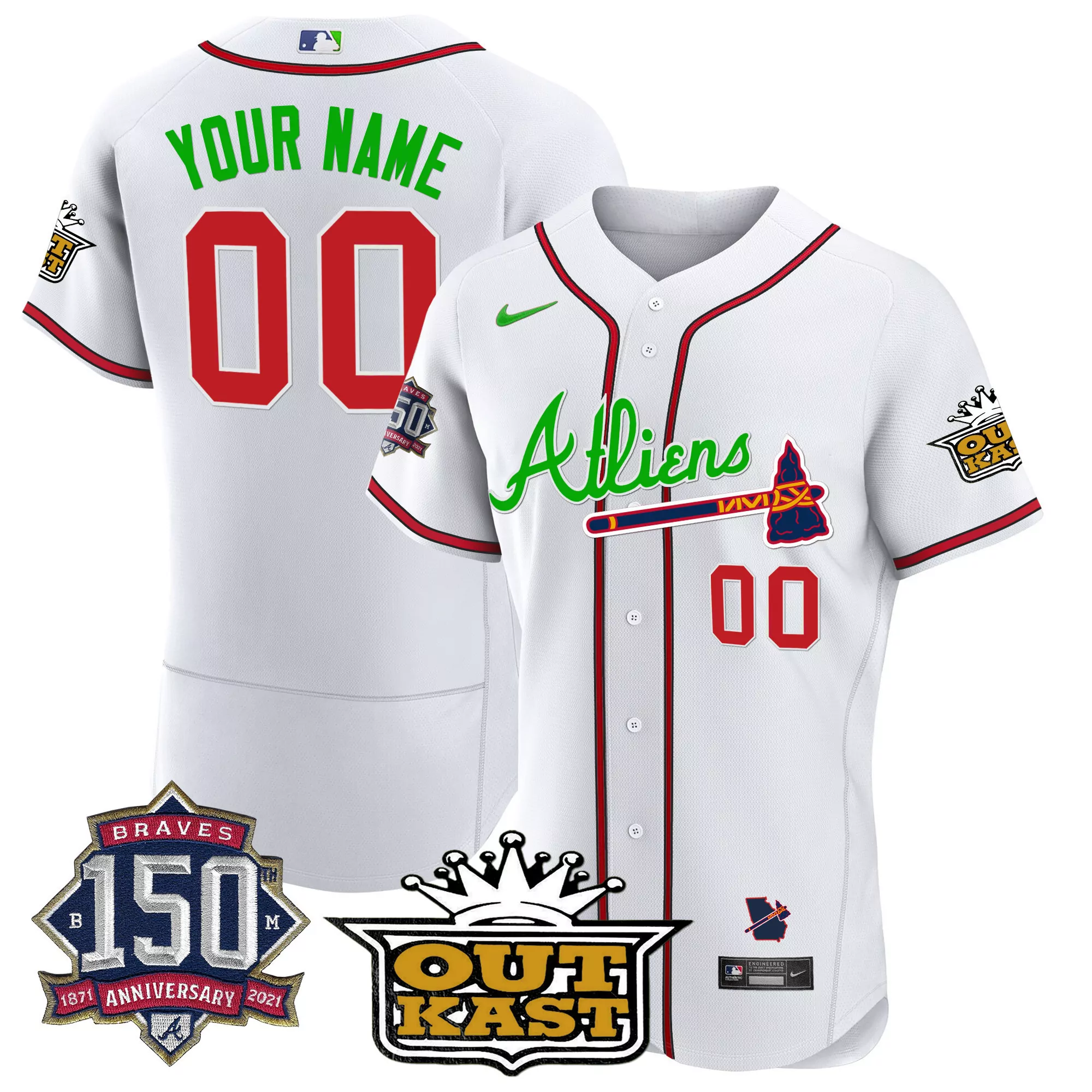 white men atlanta braves acdc vapor premier limited custom jersey all stitched