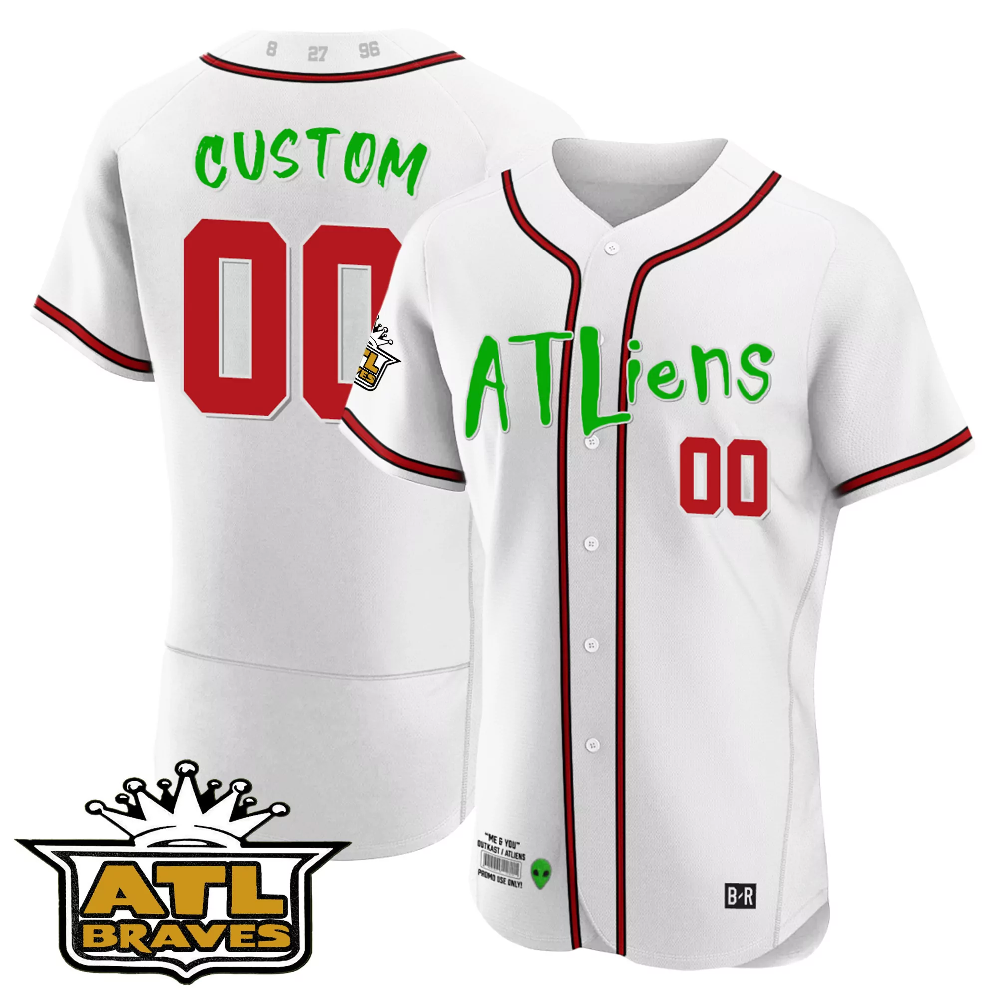 white men atlanta braves acdc vapor premier limited custom jersey all stitched
