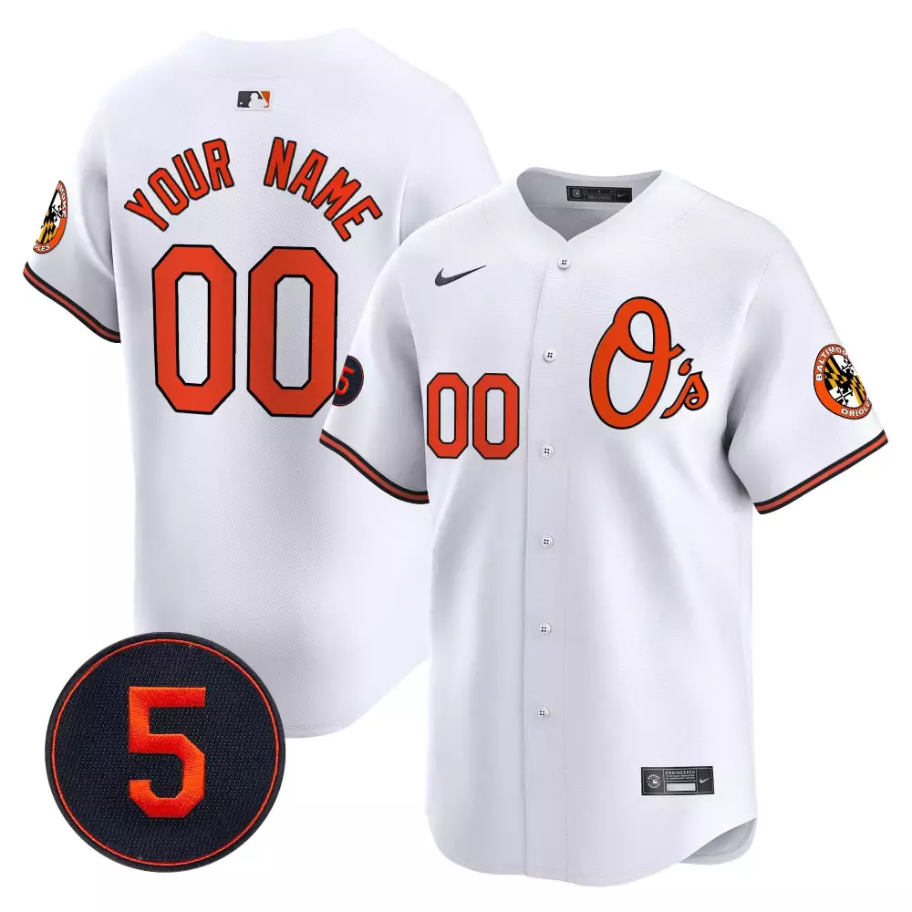 white men baltimore orioles robinson patch vapor premier limited custom jersey v4 all stitched