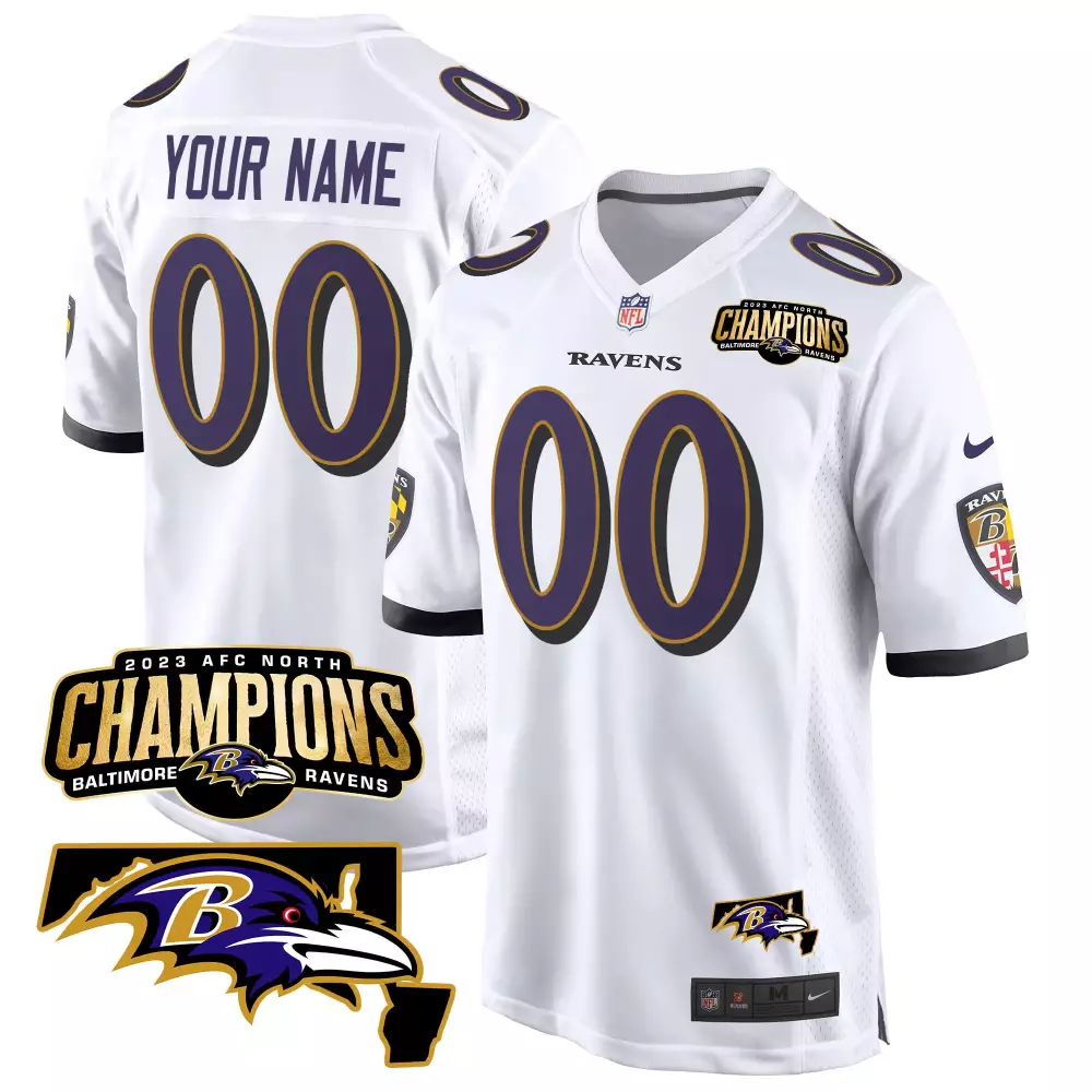white gold youth baltimore ravens vapor gold custom name and number all stitched